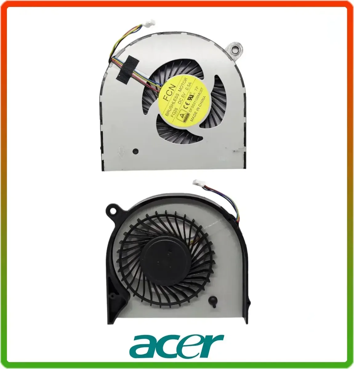 Вентилятор (кулер) для ноутбука ACER ASPIRE NITRO VN7-591, VN7-591G (CPU FAN)