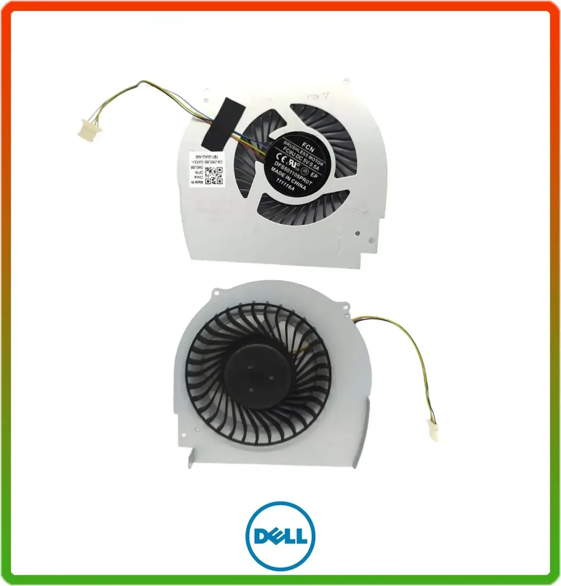 Вентилятор (кулер) для ноутбука Dell Inspiron 15 7566 7567 для відеокарти GPU