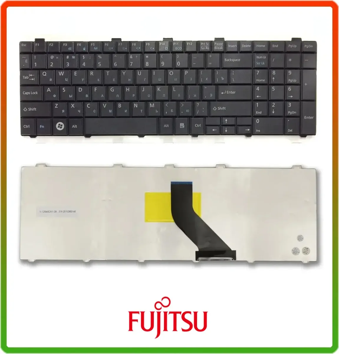 Клавіатура для ноутбука Fujitsu-Siemens LifeBook AH512 AH530 AH531 NH751