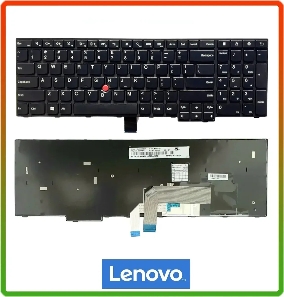 Клавіатура для ноутбука LENOVO ThinkPad E550 E555 ENG