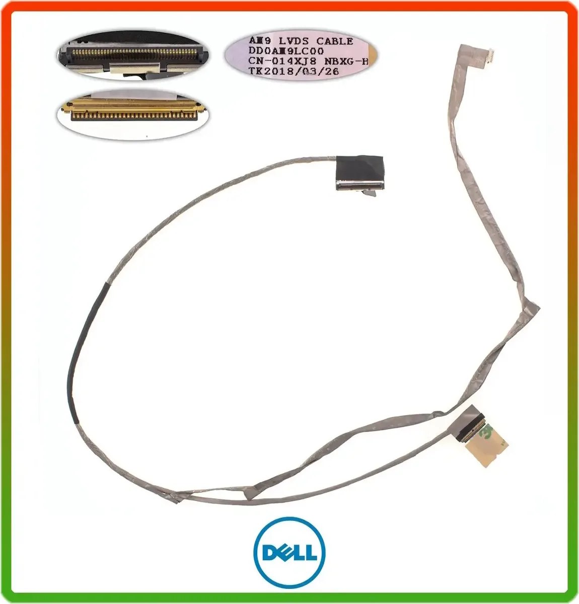 Шлейф матриці для ноутбука DELL Inspiron 5576 5577 7557 7559 7000 eDP LED Cam (30pin) DD0AM9LC000