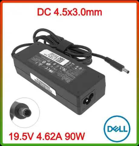 Блок живлення для ноутбука Dell 19.5 V 4.62 A 90W (DC 4.5*3.0)