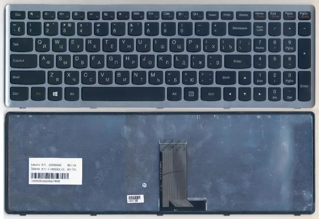 Клавіатура Lenovo IdeaPad U510, Z710 series