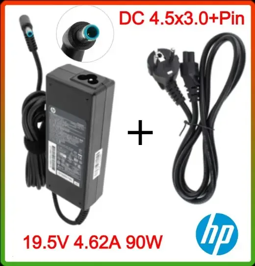 Блок живлення до ноутбука HP 19.5 V 4.62 A 90W (DC 4.5*3.0) + кабель живлення