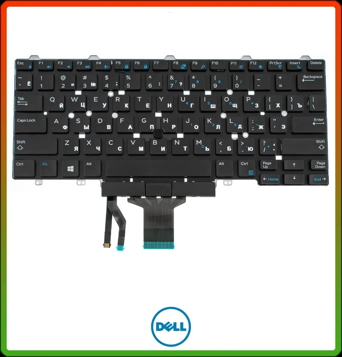 Клавіатура DELL Latitude 3340, 3350, E7450, E7470, E5470, E5450 (з трекпоінтом)