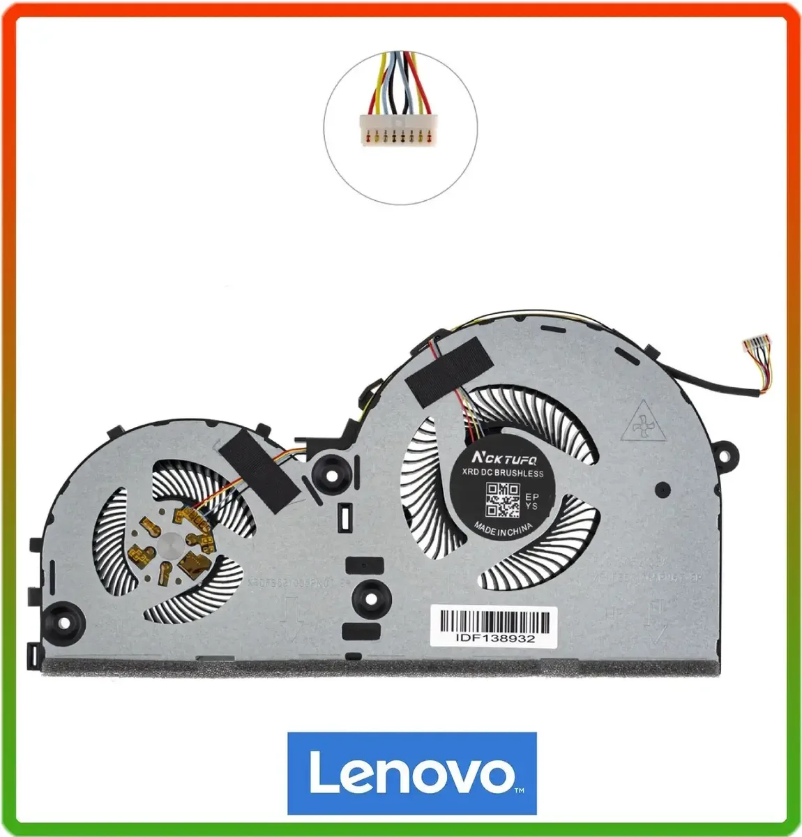 Вентилятор (кулер) для LENOVO IdeaPad 330-15ICH, 330-17ICH (5F10R46698) DC28000DLD0, DC28000DLF0