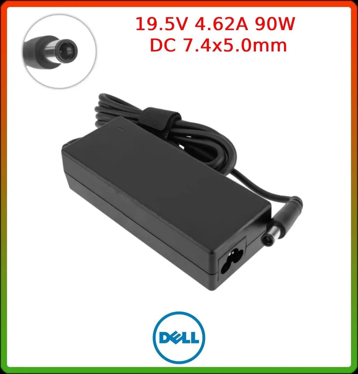 Блок живлення до ноутбука Dell 19.5 V 4.62 A 90 W (DC 7.4*5.0)