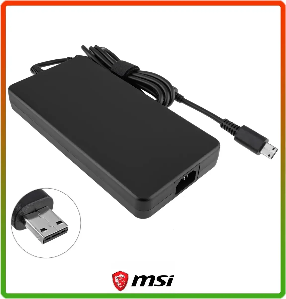 Оригінальний Блок живлення для ноутбука MSI GE66 Raider 20V, 14A, 280W, USB_MSI, Black