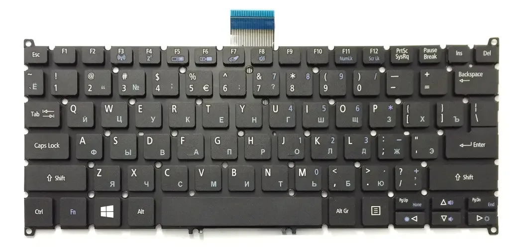 Клавіатура ACER Aspire E3-111, E3-112, ES1-111, ES1-111M, V5-122
