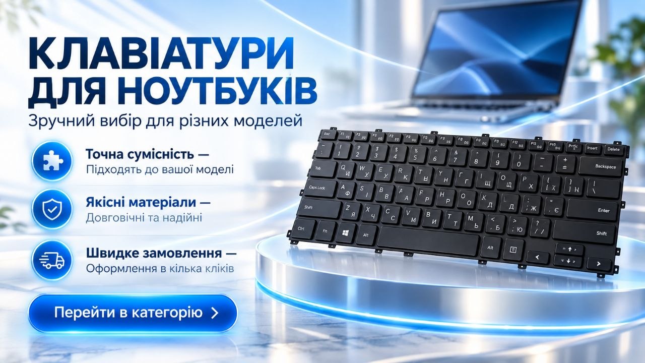 Запчастини для ноутбуків