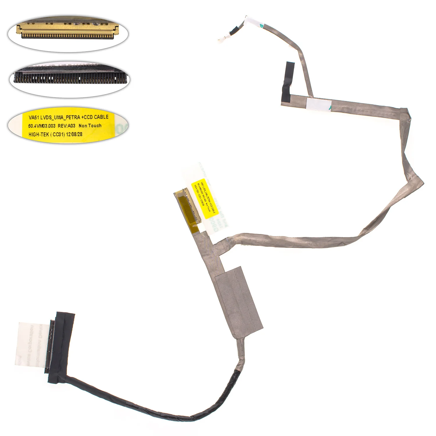 Шлейф матриці для ноутбука Acer Aspire V5-431, V5-471, V5-531G, V5-571G (40pin UMA non-touch, 50.4VM03.003)