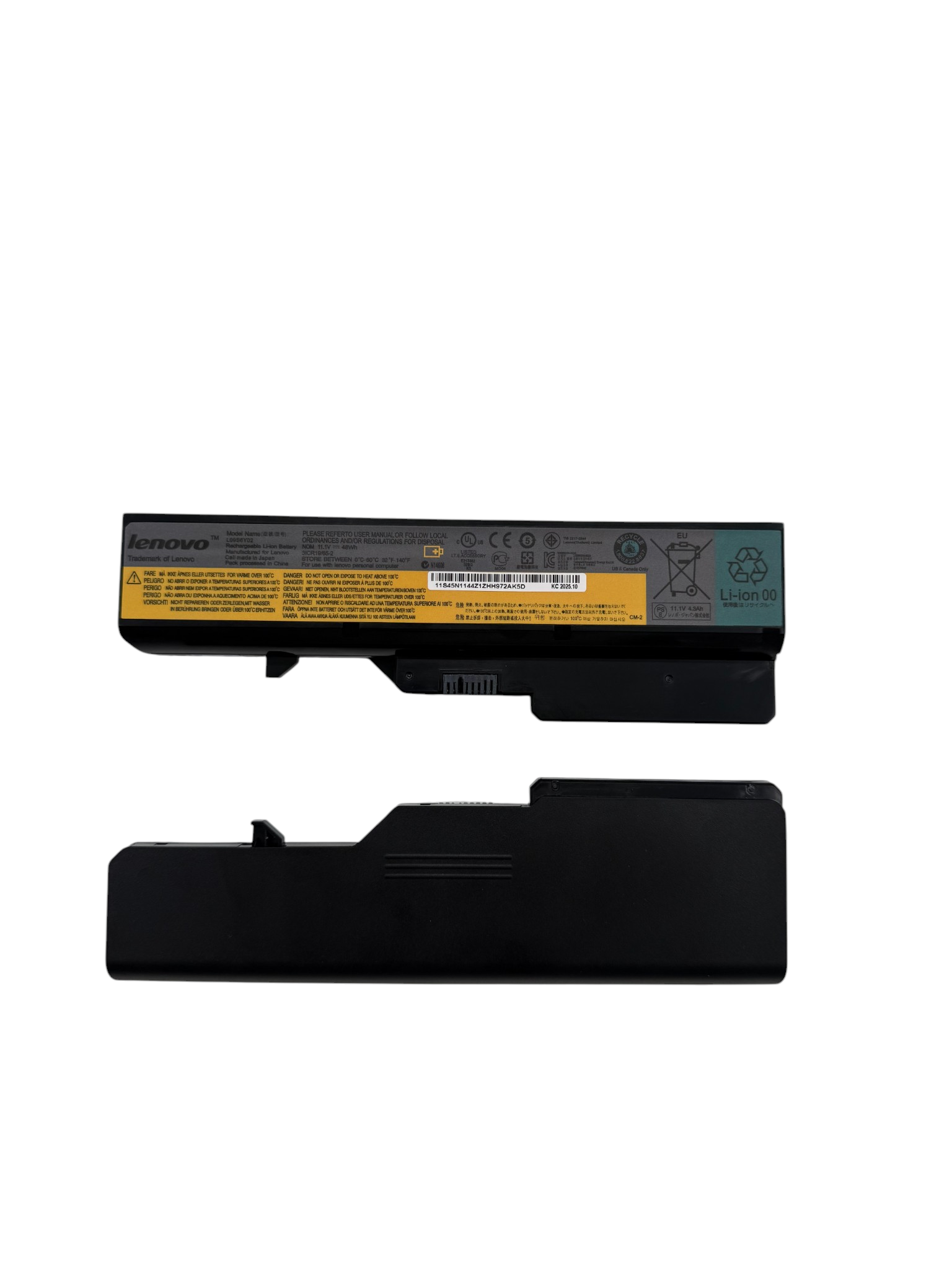 Батарея для ноутбука Lenovo IdeaPad G460 G470 G570 G560 V360 V370 V470 Z460 B465 B470 B570 (L09L6Y02) 4300mAh