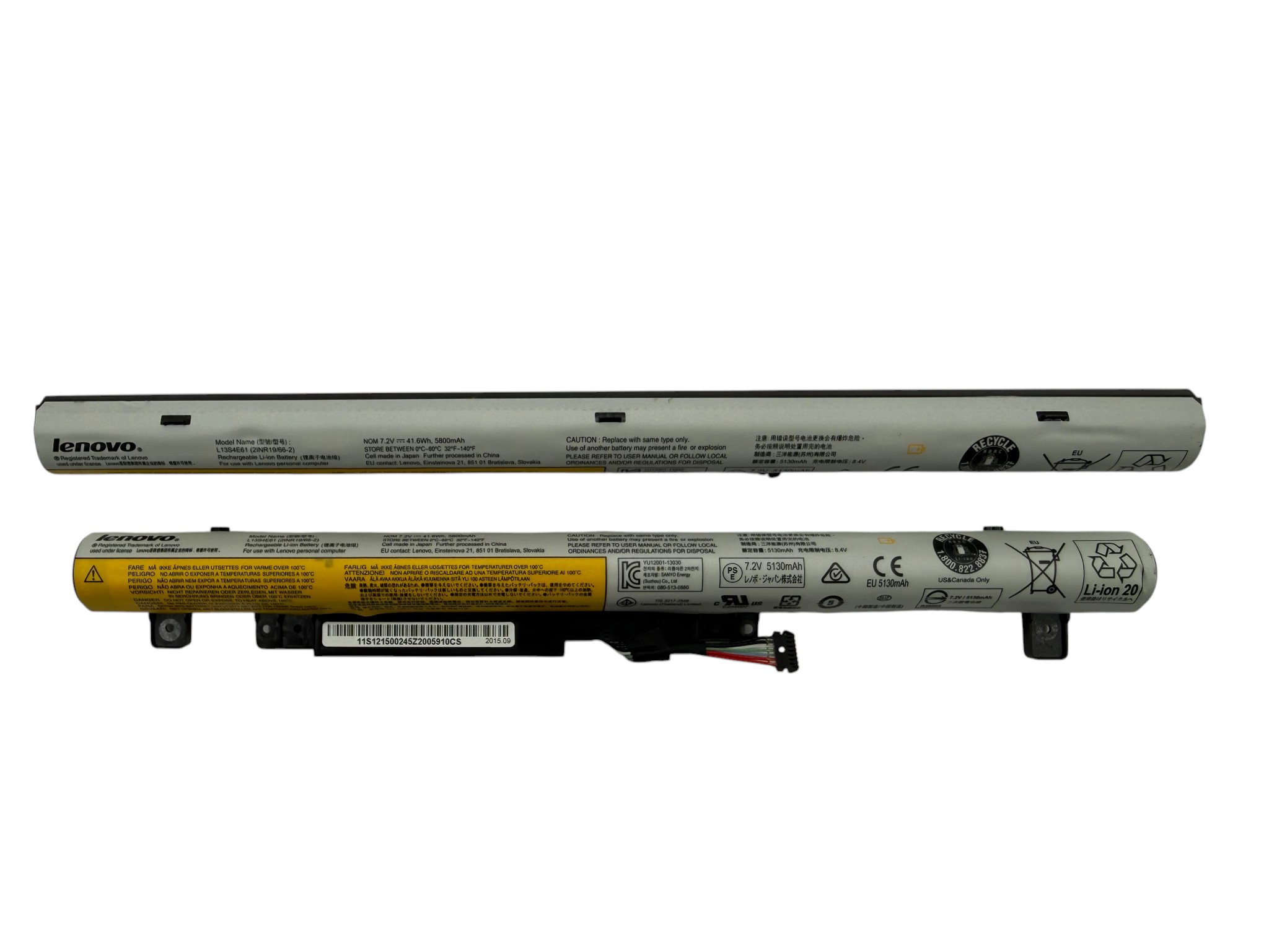 Батарея для ноутбука Lenovo IdeaPad L13L4A61 Flex 2-14 Flex 2-15 7.2V 5800mAh